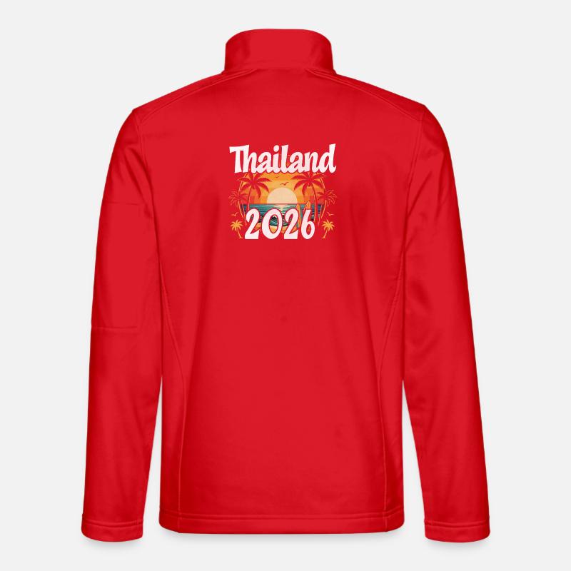 Thailand 2026 - Unisex Softshelljacke - Rot