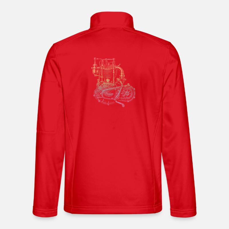 Motorrad - Unisex Softshelljacke - Rot
