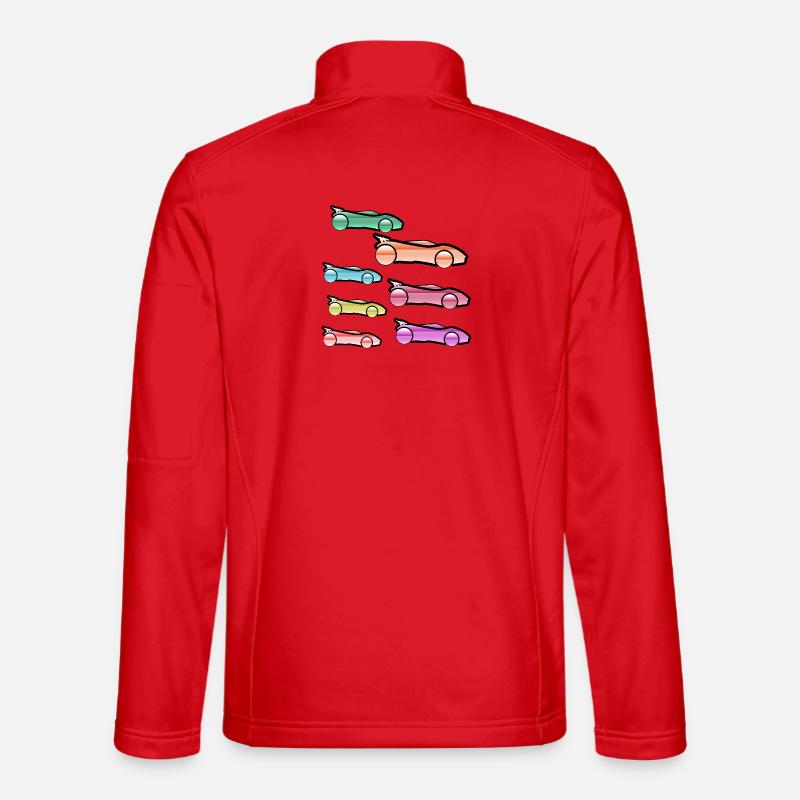 automobiles - Unisex Softshell Jacket - red