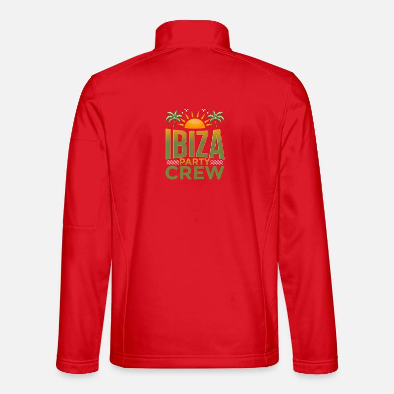 Ibiza Party Crew - Unisex Softshelljacke - Rot
