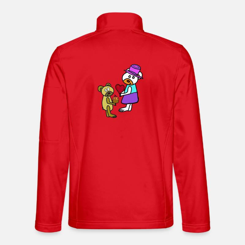 Teddy Muttertag Kinder Geburtstag Bären  Unisex Softshelljacke