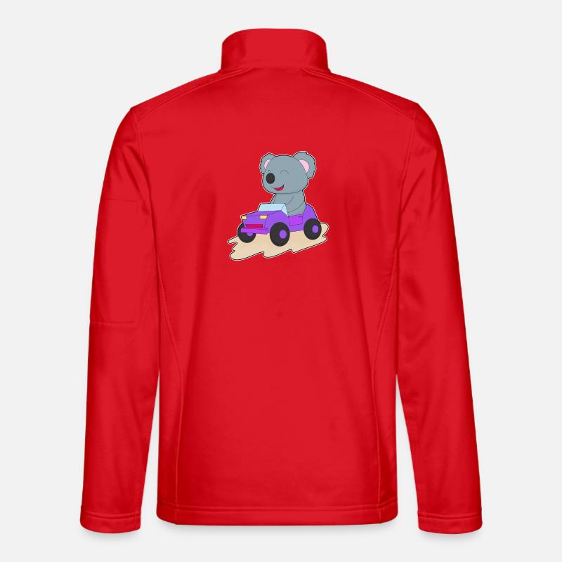 Koala Auto - Unisex Softshelljacke - Rot