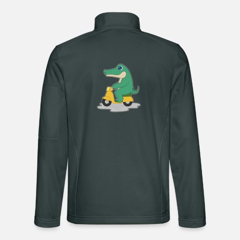 Crocodile Scooter Unisex Softshell Jacket