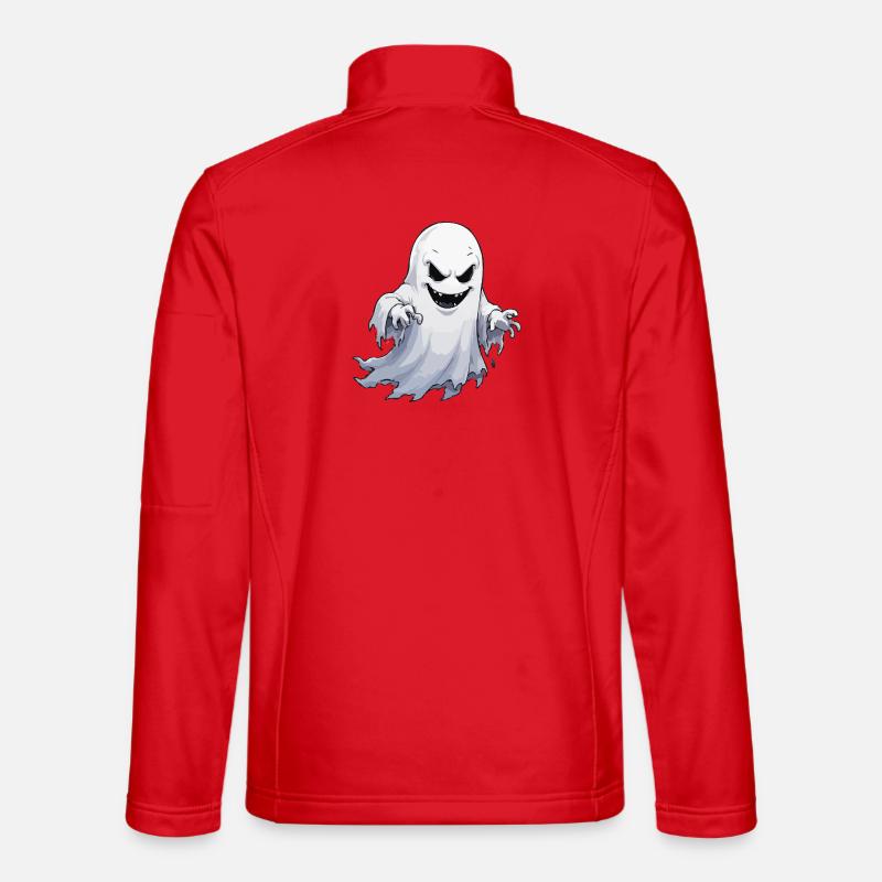 Spukgeist: freche Nachtgestalt - Unisex Softshelljacke - Rot