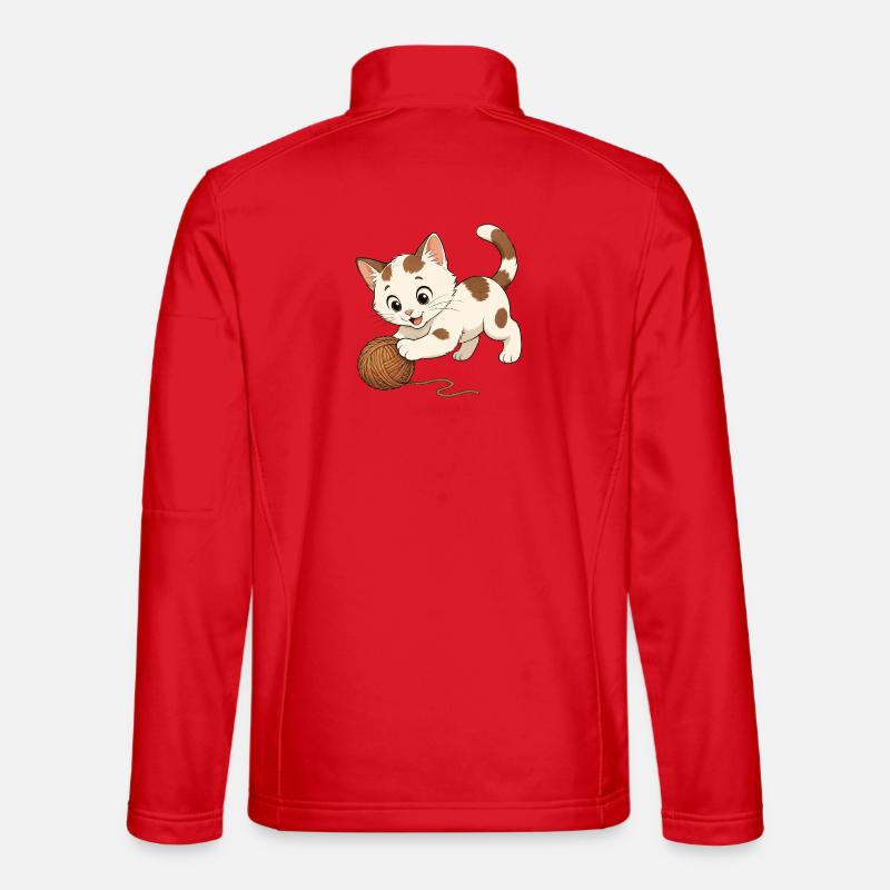 Kitten plays Unisex Softshell Jacket