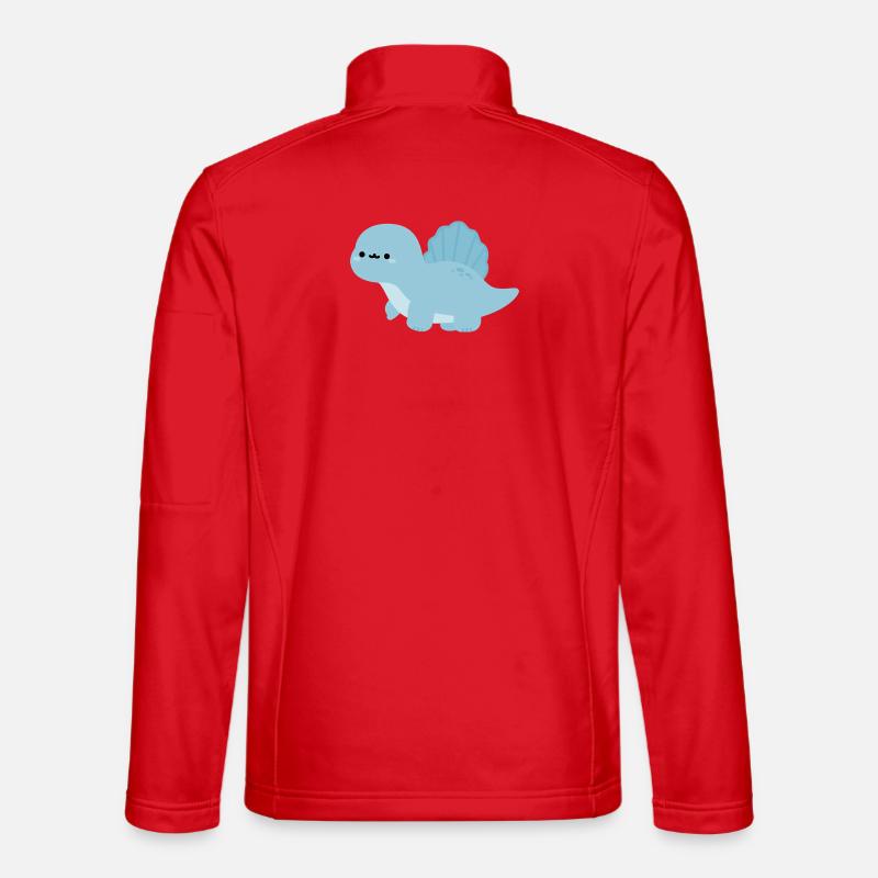 Spinosaurus Nelly - Unisex Softshelljacke - Rot