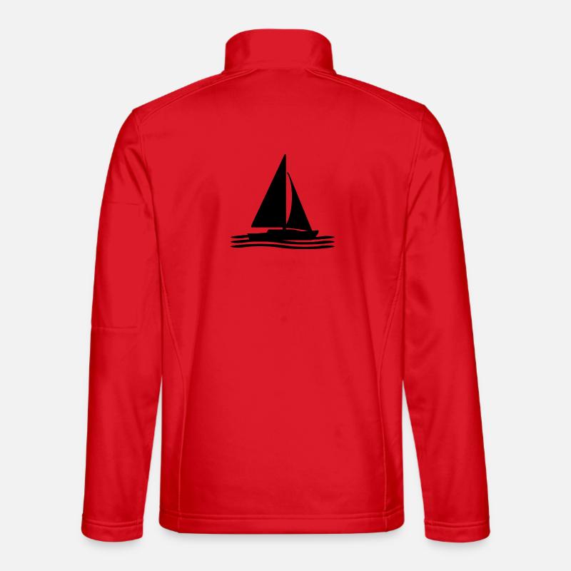 Segeln - Unisex Softshelljacke - Rot