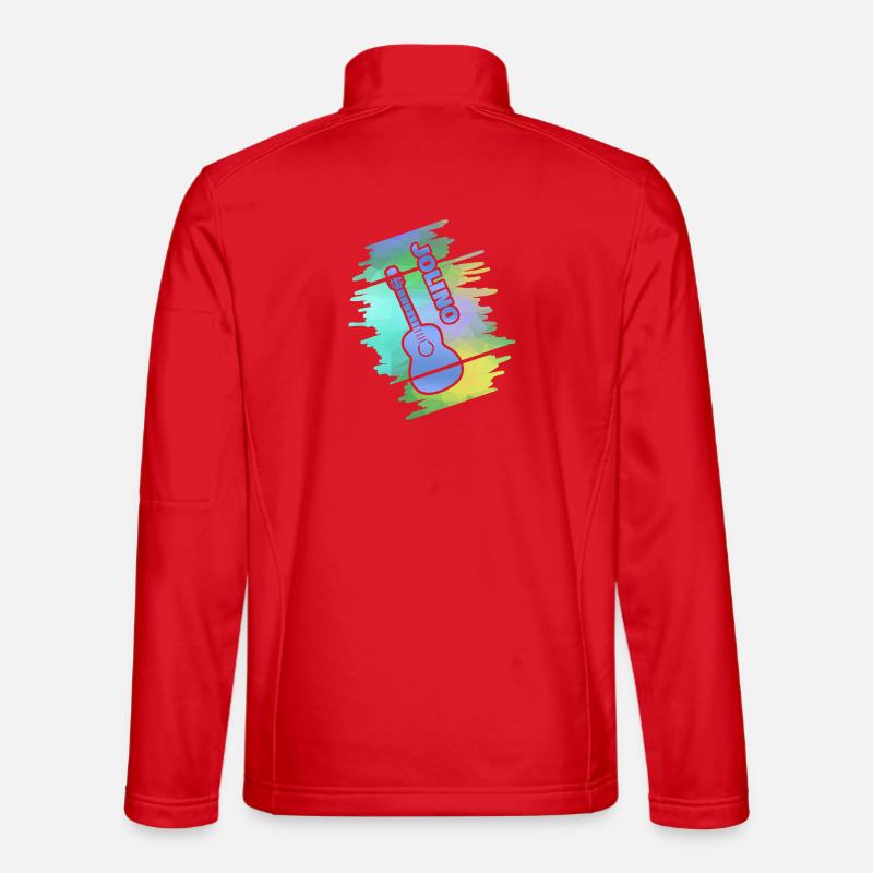 Guitar Playing Jolino - Unisex Softshell Jacket - red