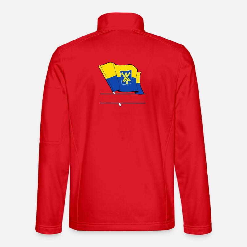 Zandvoort Custom Flag - Unisex Softshelljacke - Rot