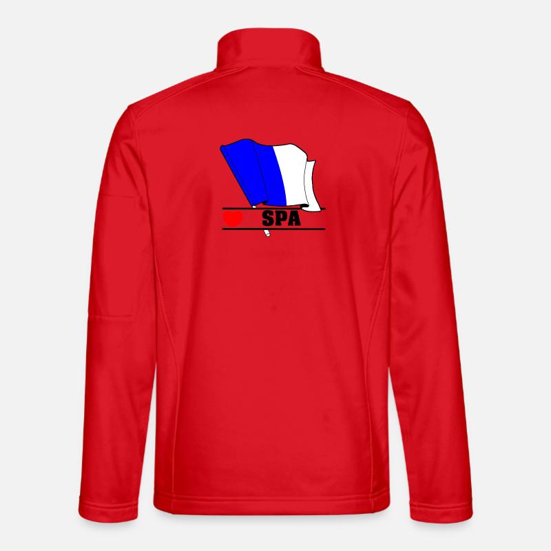 Love Spa Belgium - Unisex Softshell Jacket - red