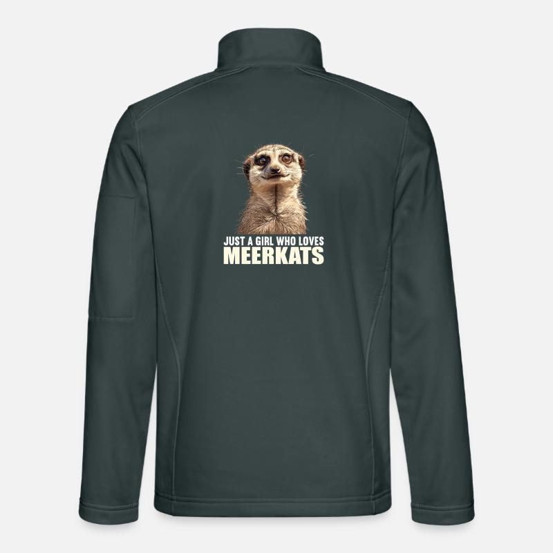 Suricate Erdmännchen Veste en tissu softshell Unisexe