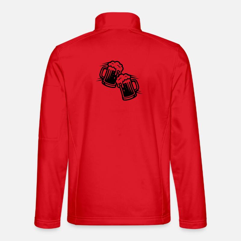 Bierkrug Comic Bier Unisex Softshelljacke
