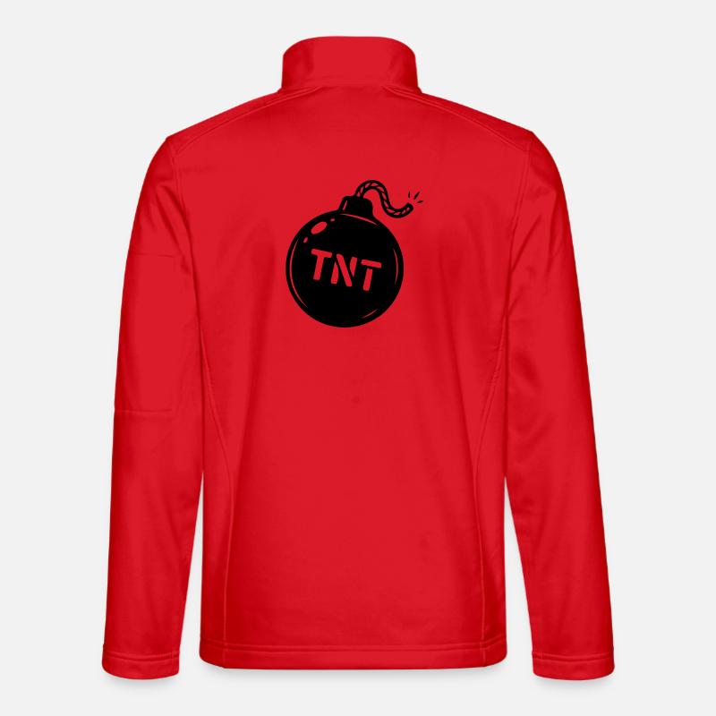 Bomb TNT Symbol Unisex Softshell Jacket