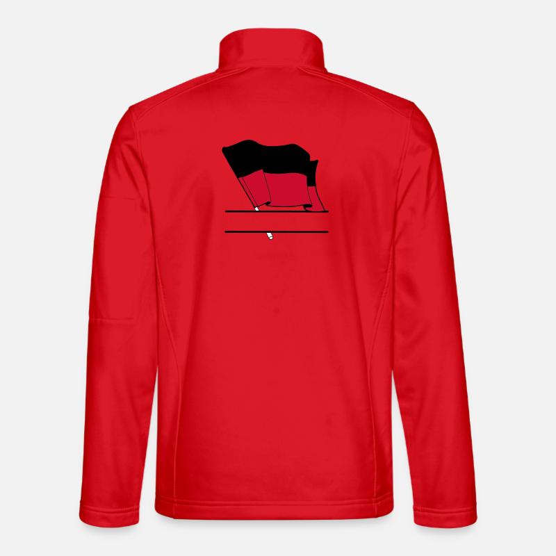 Nijmegen Custom Flag - Unisex Softshelljacke - Rot