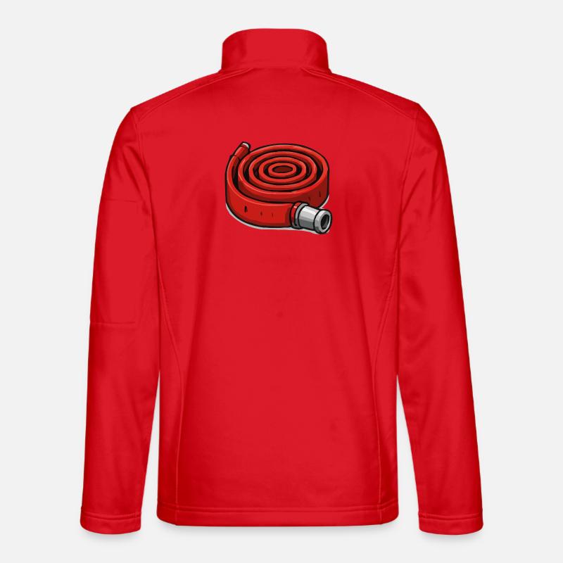 Coiled fire hose Unisex Softshell Jacket