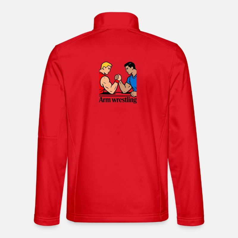Bras de fer Veste en tissu softshell Unisexe