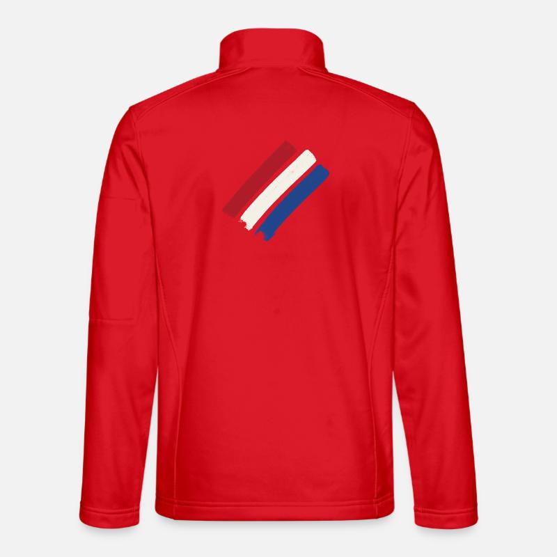 Niederlande - Unisex Softshelljacke - Rot