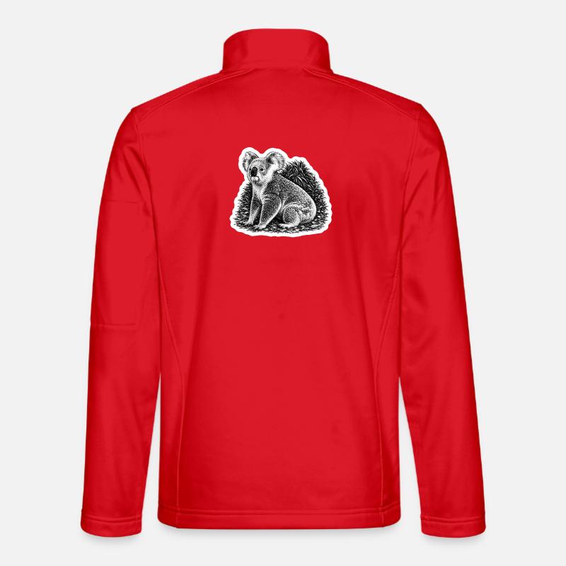 Koala - Unisex Softshelljacke - Rot