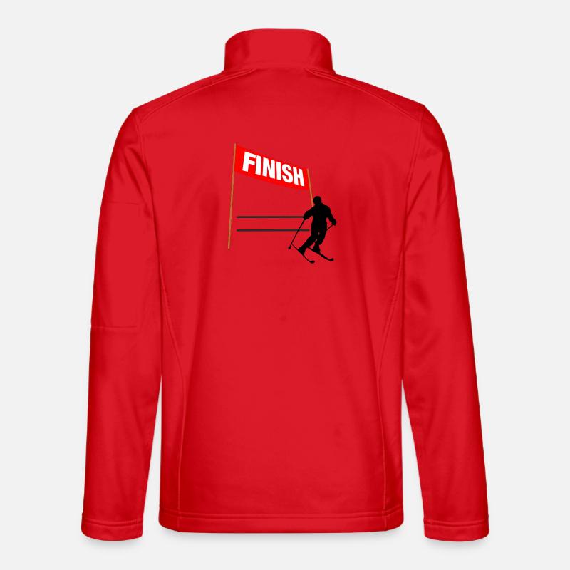 Ski-Finish Custom - Unisex Softshelljacke - Rot