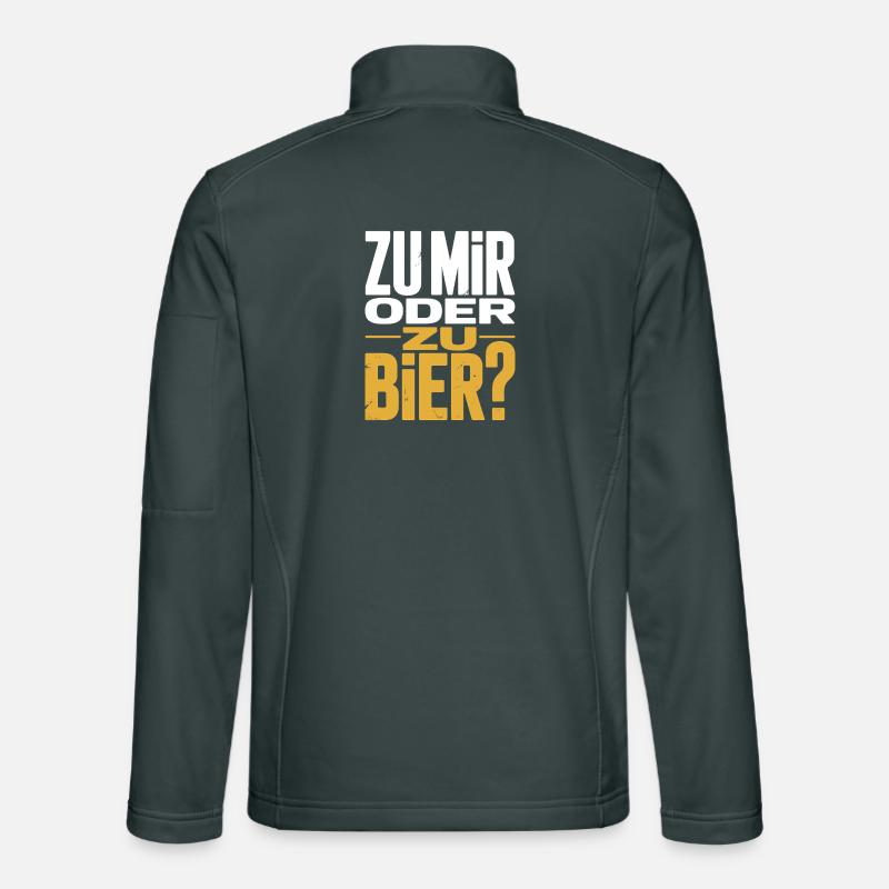 Bier Zu Mir Oder Zu Bier Flirt Single Party Malle Unisex Softshelljacke