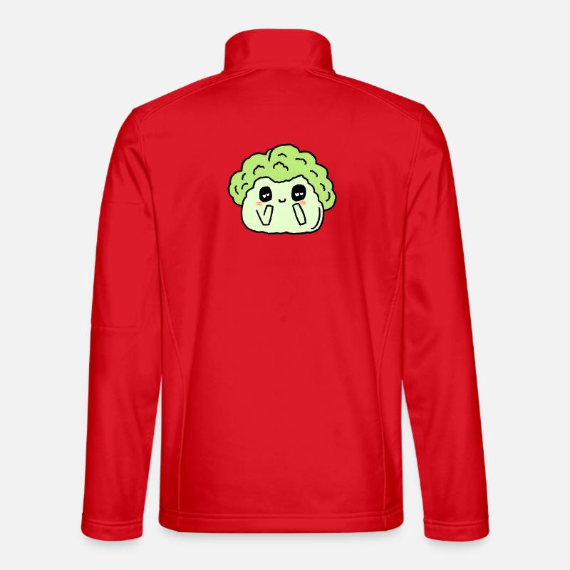 Brokkoli - Unisex Softshelljacke - Rot