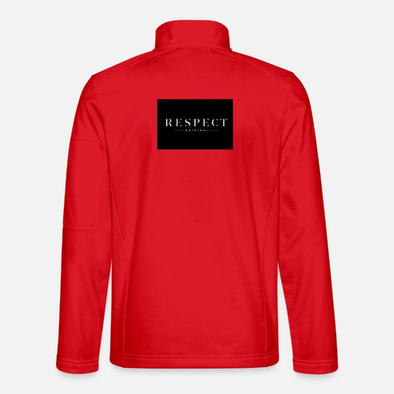 RESPECT Original Premium Typography Design Unisex Softshell Jacket