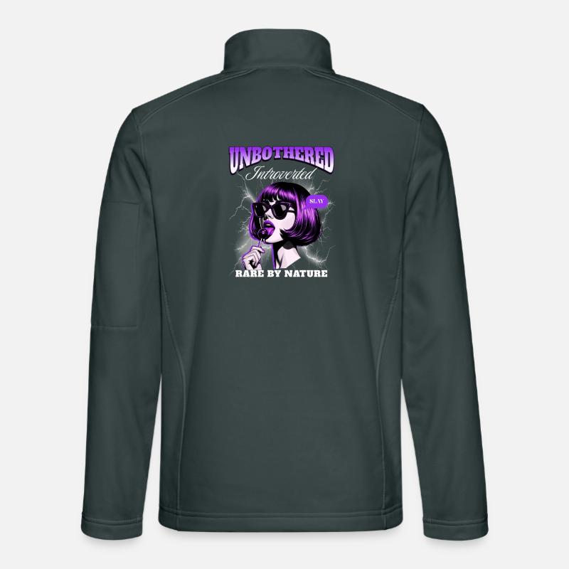 Introvert unbothered Unisex Softshell Jacket