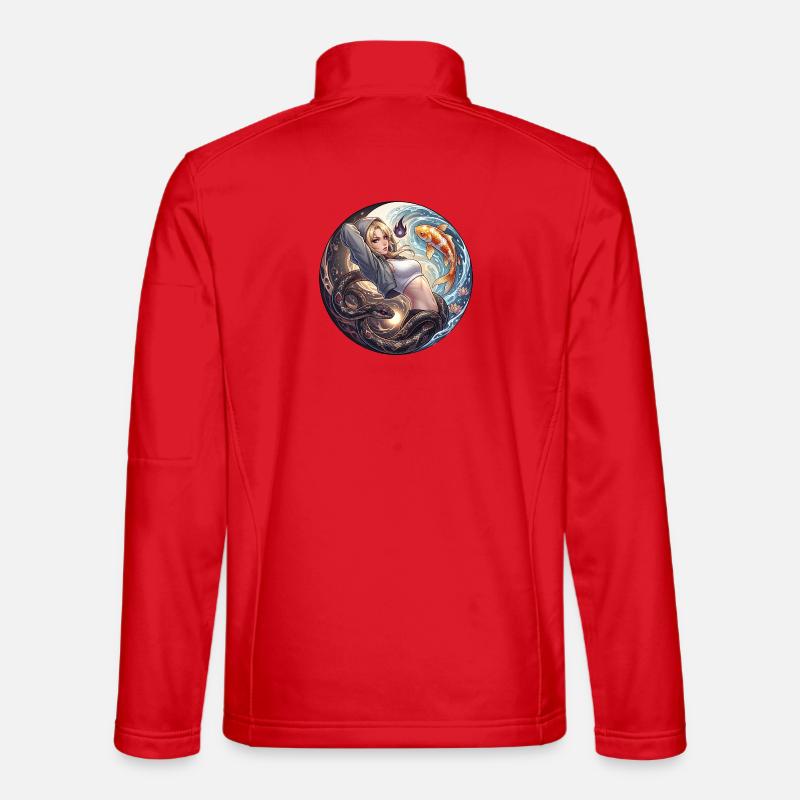 Verseau dans l’anneau du serpent Veste en tissu softshell Unisexe