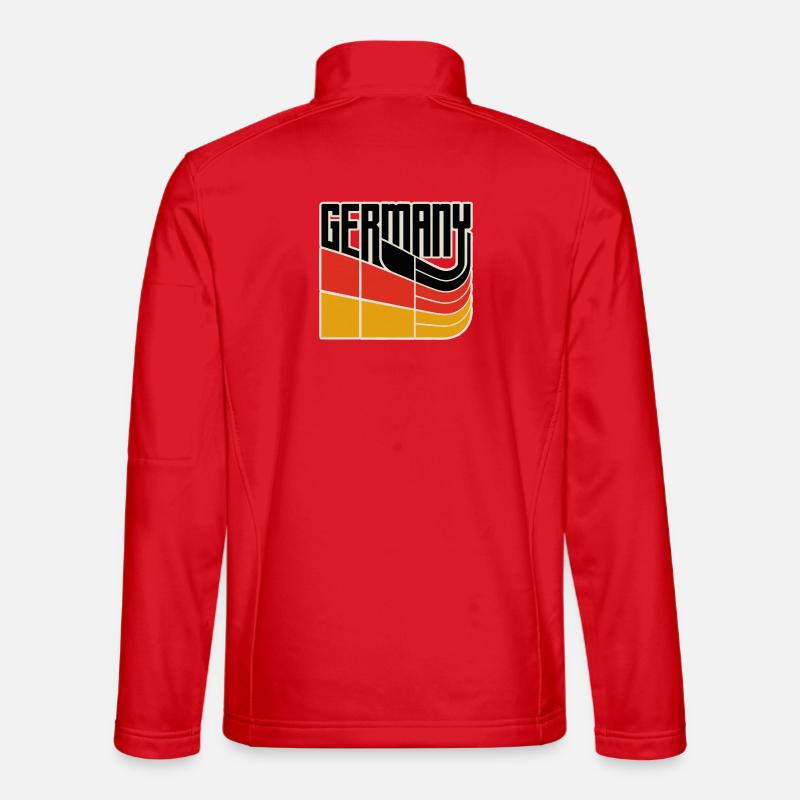 Germany - Unisex Softshell Jacket - red