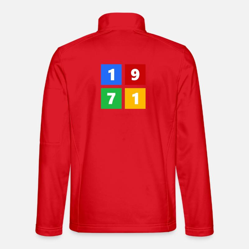 1971 - Unisex Softshelljacke - Rot
