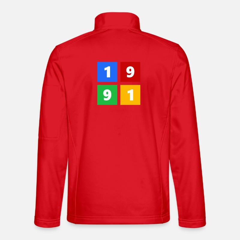 1991 - Unisex Softshell Jacket - red