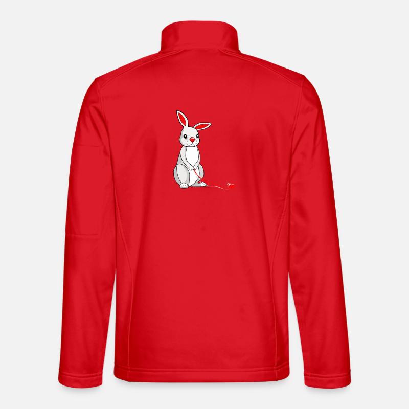 Rabbit - Unisex Softshell Jacket - red