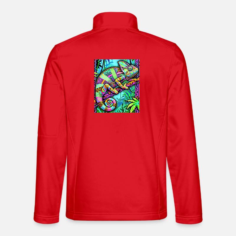 Chamäleon - Unisex Softshelljacke - Rot