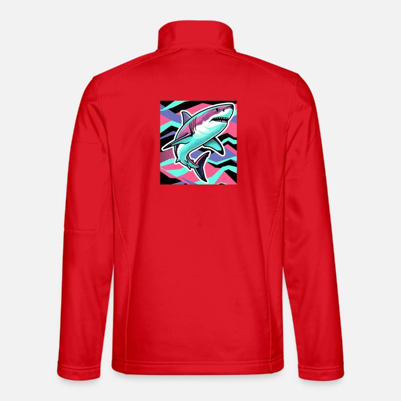 Shark - Unisex Softshell Jacket - red