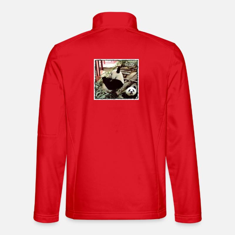 Panda mode on Unisex Softshell Jacket