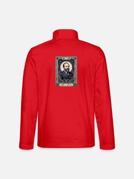 James A Tarotkarte - Unisex Softshelljacke - Rot