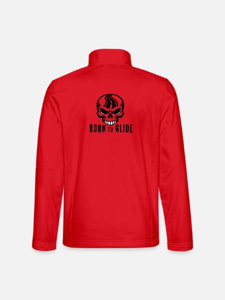 Né pour planer - Veste en tissu softshell Unisexe - rouge