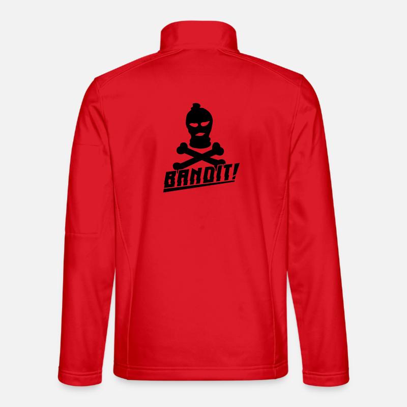 maschera da sci bandito - Giacca softshell unisex - rosso