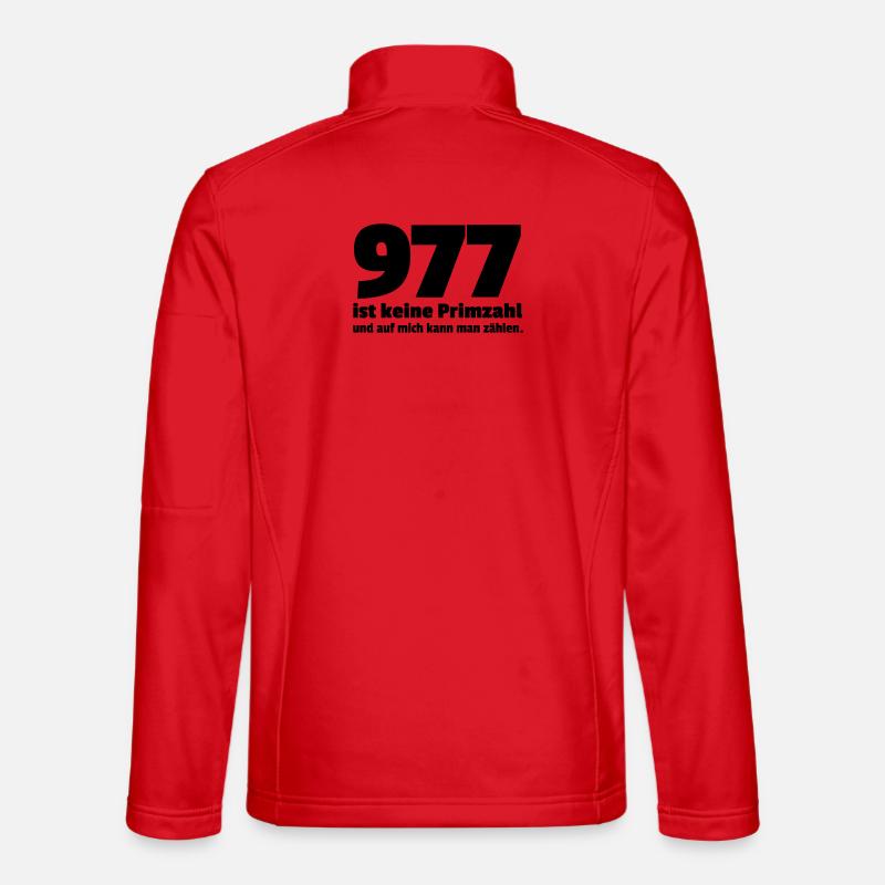 not a prime number - Unisex Softshell Jacket - red