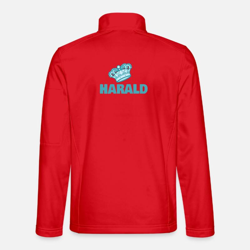 First name Harald Unisex Softshell Jacket