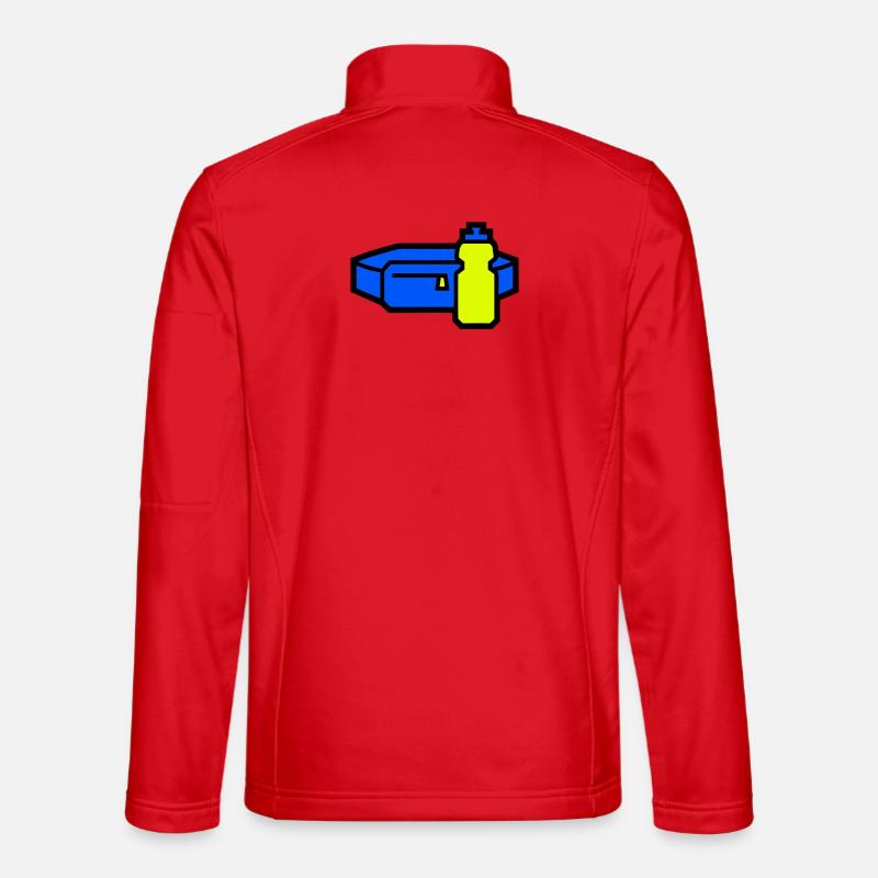 Courroir de ceinture d’hydratation pratique - Veste en tissu softshell Unisexe - rouge