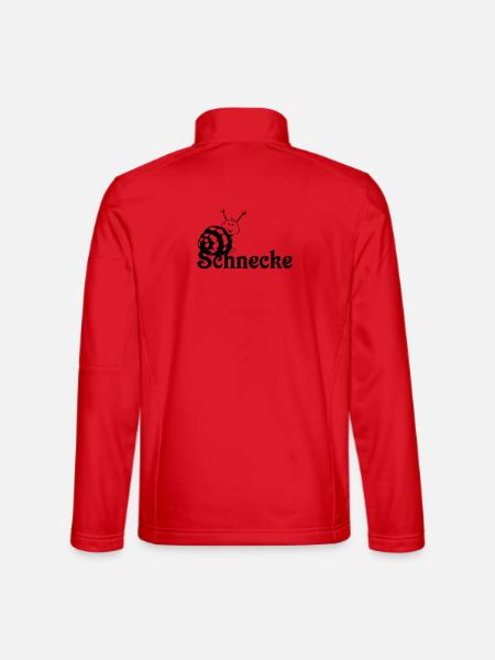 Schnecke - Unisex Softshelljacke - Rot