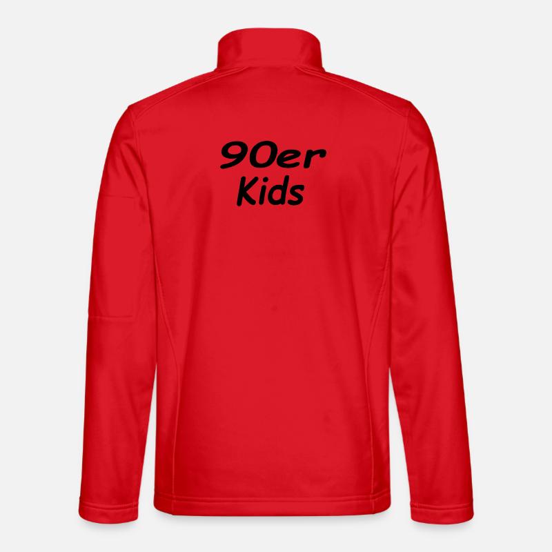 90er Kids - Unisex Softshelljacke - Rot