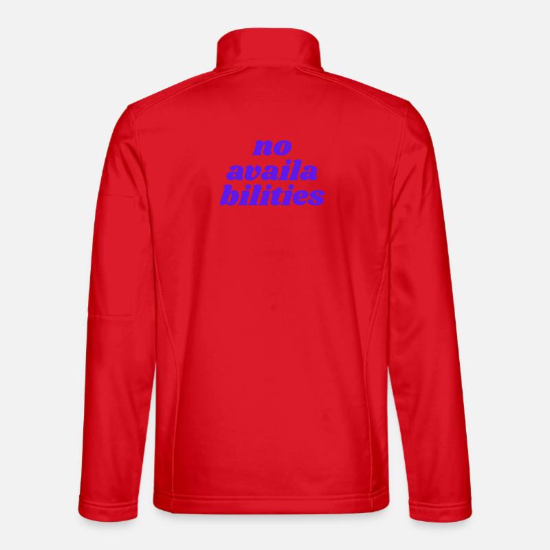 no availabilities - Unisex Softshell Jacket - red