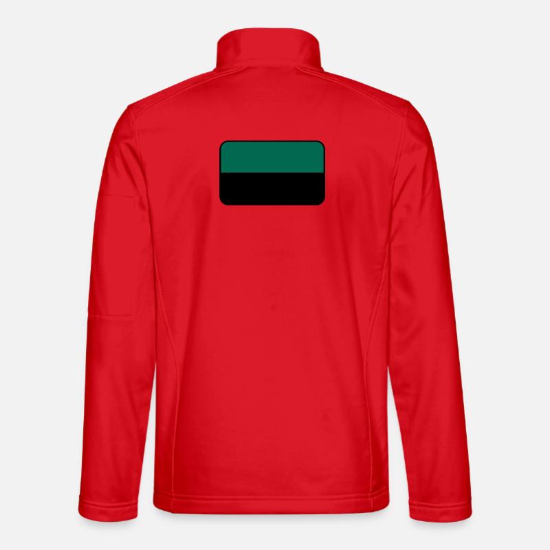 Texel Flag Logo – Island Wear - Unisex Softshell Jacket - red