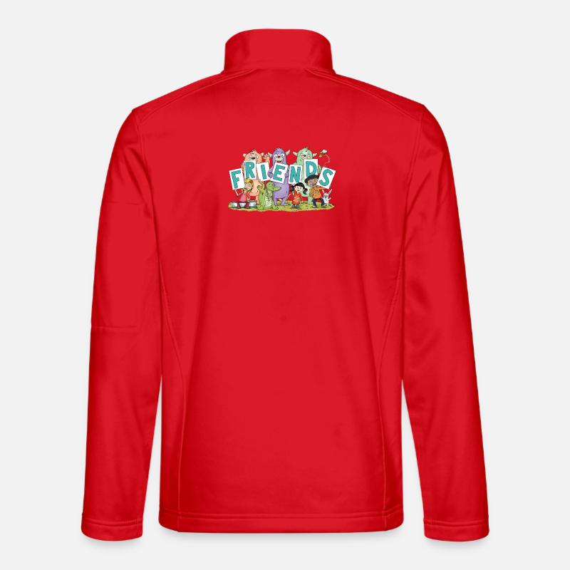 friends - Unisex Softshell Jacket - red