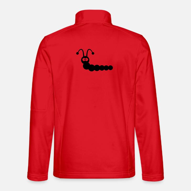 Lustiger Wurm Unisex Softshelljacke