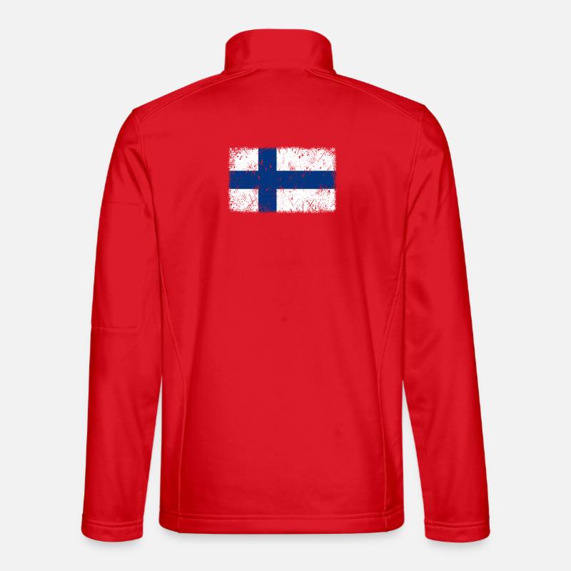 Finnland - Unisex Softshelljacke - Rot