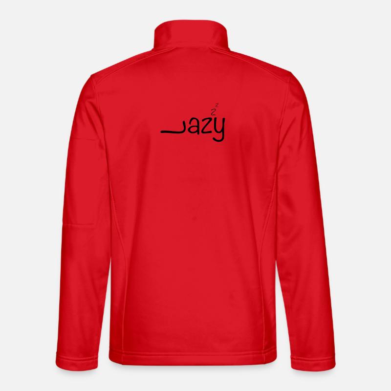 lazy - Unisex Softshelljacke - Rot