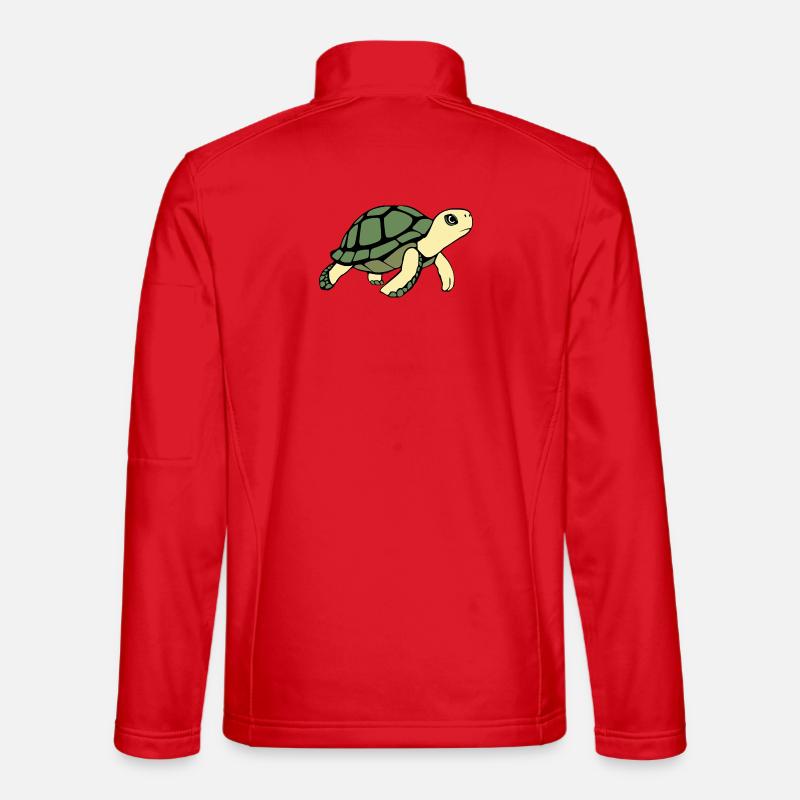 Turtle Turtles - Unisex Softshell Jacket - red